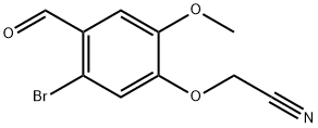 (5-bromo-4-formyl-2-methoxyphenoxy)acetonitrile Structure