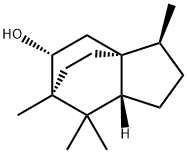 (3S,7aα)-Octahydro-3,6,7,7-tetramethyl-3aβ,6β-ethano-3aH-inden-5β-ol 구조식 이미지