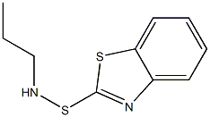 2-Benzothiazolesulfenamide,N-propyl-(9CI) 구조식 이미지