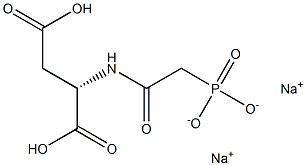 N-(Phosphonoacetyl)-L-aspartic acid 1,4-disodium salt 구조식 이미지