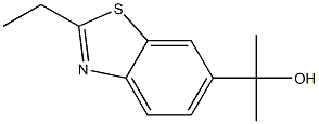 6-Benzothiazolemethanol,2-ethyl-alpha,alpha-dimethyl-(9CI) 구조식 이미지