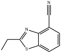 4-Benzothiazolecarbonitrile,2-ethyl-(9CI) 구조식 이미지