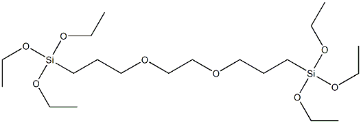 BIS(3-TRIETHOXYSILYLPROPYL)POLYETHYLENE OXIDE(25-30EO) 구조식 이미지