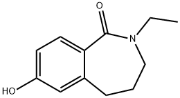 1H-2-Benzazepin-1-one,2-ethyl-2,3,4,5-tetrahydro-7-hydroxy-(9CI) 구조식 이미지