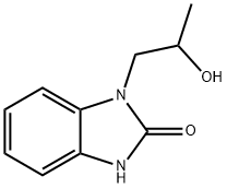 2H-Benzimidazol-2-one,1,3-dihydro-1-(2-hydroxypropyl)-(9CI) 구조식 이미지