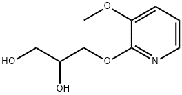 1,2-Propanediol,3-[(3-methoxy-2-pyridinyl)oxy]-(9CI) 구조식 이미지