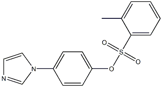 4-(1H-imidazol-1-yl)phenyl 2-methylbenzenesulfonate 구조식 이미지