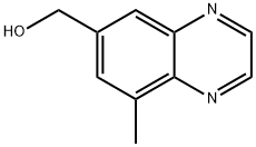 6-Quinoxalinemethanol,8-methyl-(9CI) 구조식 이미지