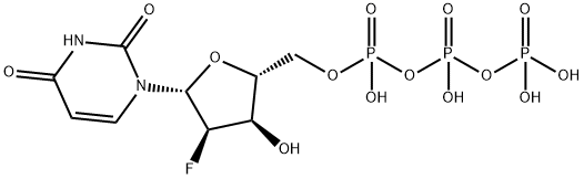 Uridine 5'-(tetrahydrogen triphosphate), 2'-deoxy-2'-fluoro- 구조식 이미지