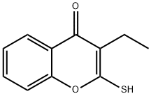 4H-1-Benzopyran-4-one,3-ethyl-2-mercapto-(9CI) 구조식 이미지