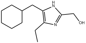 1H-Imidazole-2-methanol,4-(cyclohexylmethyl)-5-ethyl-(9CI) 구조식 이미지