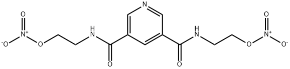 3,5-bis((2'-nitroxyethyl)aminocarbonyl)pyridine Structure