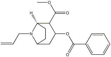 N-allylnorcocaine 구조식 이미지