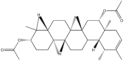 (18α)-Urs-20-ene-3β,16β-diol diacetate 구조식 이미지