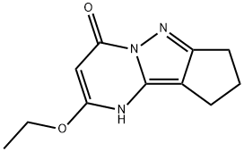 4H-Cyclopenta[3,4]pyrazolo[1,5-a]pyrimidin-4-one,2-ethoxy-1,7,8,9-tetrahydro-(9CI) Structure