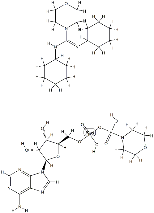adenosine 5'-diphosphomorpholidate, MDCC salt Structure