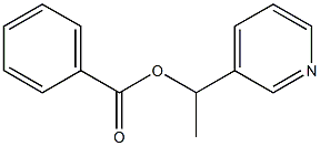 1-(3-Pyridyl)ethyl=benzoate 구조식 이미지