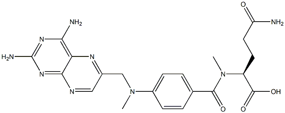 methotrexate-gamma-methylamide 구조식 이미지