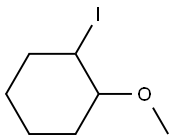 (1S)-1α-Iodo-2β-methoxycyclohexane 구조식 이미지