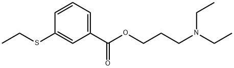 3-(Diethylamino)propyl=m-(ethylthio)benzoate Structure