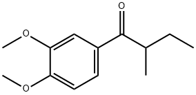 34DIMETHOXY2METHYLBUTYROPHENONE Structure