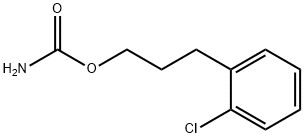 3-(o-Chlorophenyl)propyl=carbamate 구조식 이미지