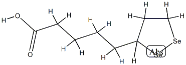 1,2-diselenolane-3-pentanoic acid Structure