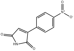 1H-Pyrrole-2,5-dione, 3-(4-nitrophenyl)- 구조식 이미지