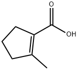 1-Cyclopentene-1-carboxylic acid, 2-methyl- (6CI,9CI) Structure