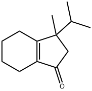 1H-Inden-1-one,2,3,4,5,6,7-hexahydro-3-methyl-3-(1-methylethyl)-(9CI) 구조식 이미지