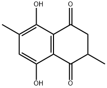 Naphthazarin, 2,3-dihydro-2,6-dimethyl- (5CI) 구조식 이미지