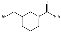 1-Piperidinecarboxamide,3-(aminomethyl)-(9CI) Structure