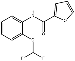 2-푸란카르복사미드,N-[2-(디플루오로메톡시)페닐]-(9CI) 구조식 이미지