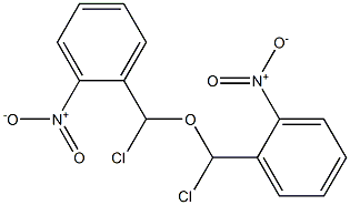 Bis(α-chloro-2-nitrobenzyl) ether 구조식 이미지