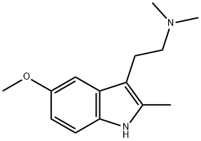 5-MeO-2,N,N-trimethyltryptamine 구조식 이미지