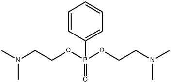 Bis(2-dimethylaminoethyl)=phenylphosphonate 구조식 이미지