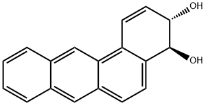 (3S)-3,4-Dihydrobenzo[a]anthracene-3α,4β-diol 구조식 이미지