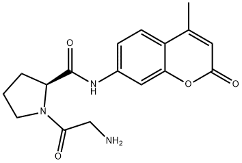 glycylprolyl-4-methylcoumaryl-7-amide Structure