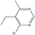 4-CHLORO-5-ETHYL-6-METHYLPYRIMIDINE Structure