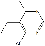 4-CHLORO-5-ETHYL-6-METHYLPYRIMIDINE 구조식 이미지