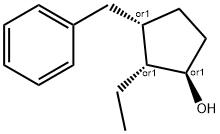 Cyclopentanol, 2-ethyl-3-(phenylmethyl)-, (1R,2R,3S)-rel- (9CI) Structure