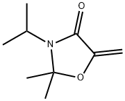 4-Oxazolidinone,2,2-dimethyl-5-methylene-3-(1-methylethyl)-(9CI) 구조식 이미지