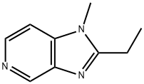 1H-Imidazo[4,5-c]pyridine,2-ethyl-1-methyl-(9CI) 구조식 이미지