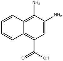 1-Naphthalenecarboxylicacid,3,4-diamino-(9CI) Structure