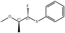Benzene, [[(1R,2R)-1-fluoro-2-methoxypropyl]thio]-, rel- (9CI) 구조식 이미지
