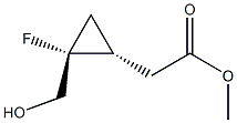 1,2-Cyclopropanedimethanol,1-fluoro-,alpha2-acetate,(1R,2S)-rel-(9CI) Structure