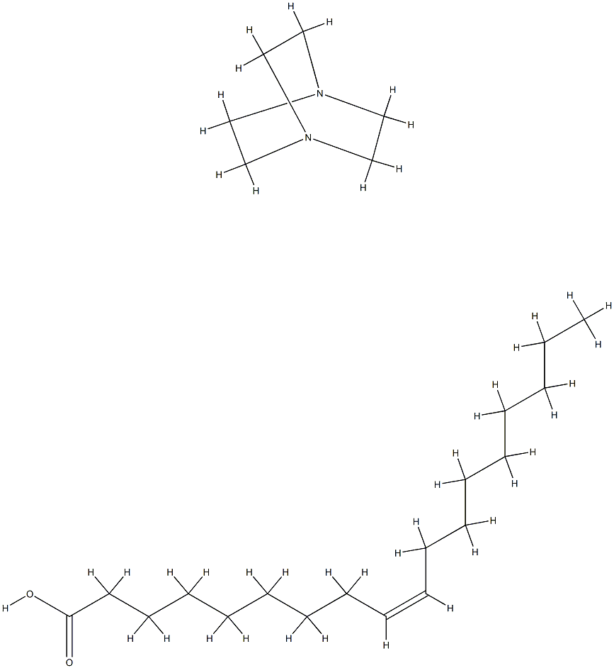 oleic acid, compound with 1,4-diazabicyclo[2.2.2]octane (1:1) Structure