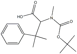 Phenylalanine, N-[(1,1-dimethylethoxy)carbonyl]-N,β,β-trimethyl- 구조식 이미지
