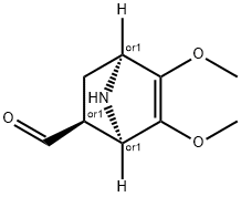 7-Azabicyclo[2.2.1]hept-5-ene-2-carboxaldehyde,5,6-dimethoxy-,(1R,2S,4S)-rel-(9CI) 구조식 이미지