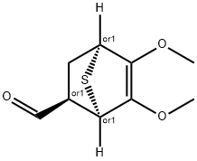 7-Thiabicyclo[2.2.1]hept-5-ene-2-carboxaldehyde,5,6-dimethoxy-,(1R,2R,4S)-rel-(9CI) Structure